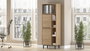 Hanah Home Armario multiusos On10B-S color nogal
